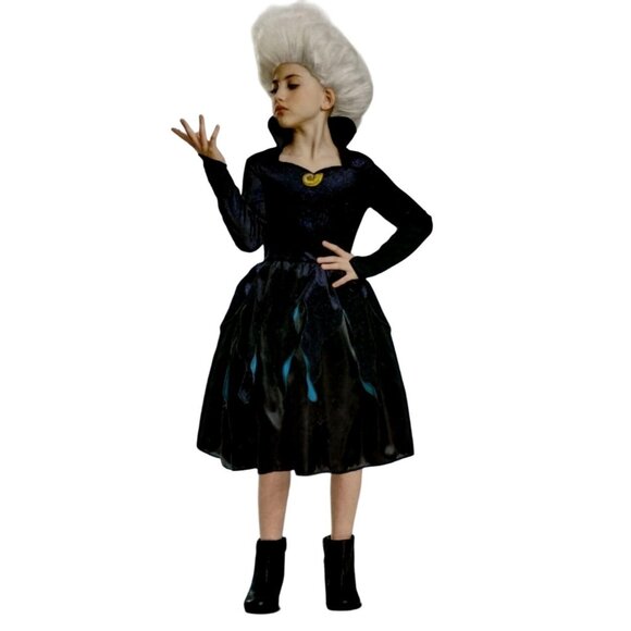 Disguise Girls Small (6-6X) Disneys Little Mermaid Ursula Halloween Costume - Picture 1 of 7